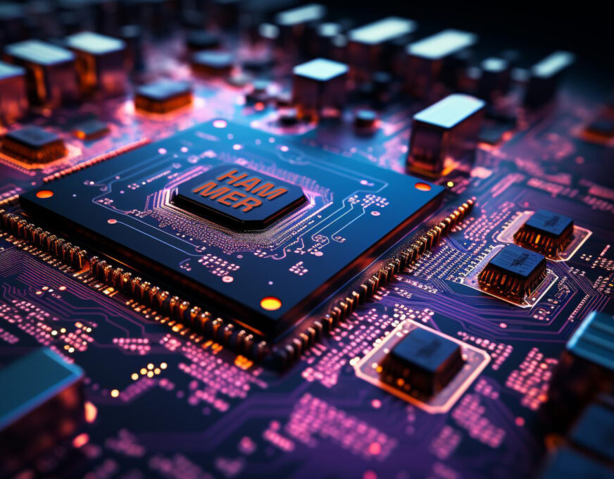 computer-chip-connects-electrical-components-powering-global-communications-industry-generated-by-artificial-intelligence computer-chip-connects-electrical-components-powering-global-communications-industry-generated-by-artificial-intelligence